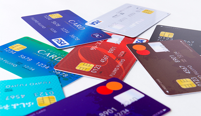 様々なクレジットカードのイメージ